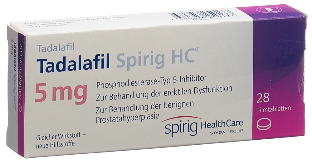 TADALAFIL Spirig HC 5 mg, Hauptbild