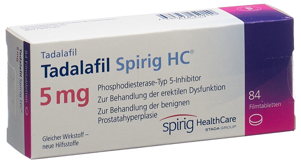 TADALAFIL Spirig HC 5 mg, Hauptbild