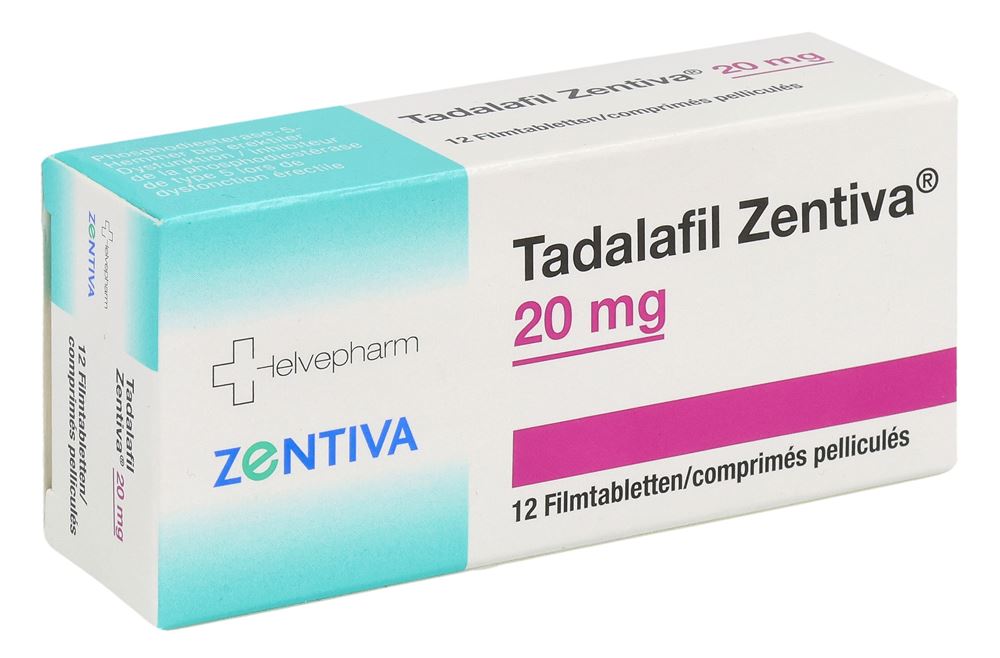 TADALAFIL Zentiva 20 mg