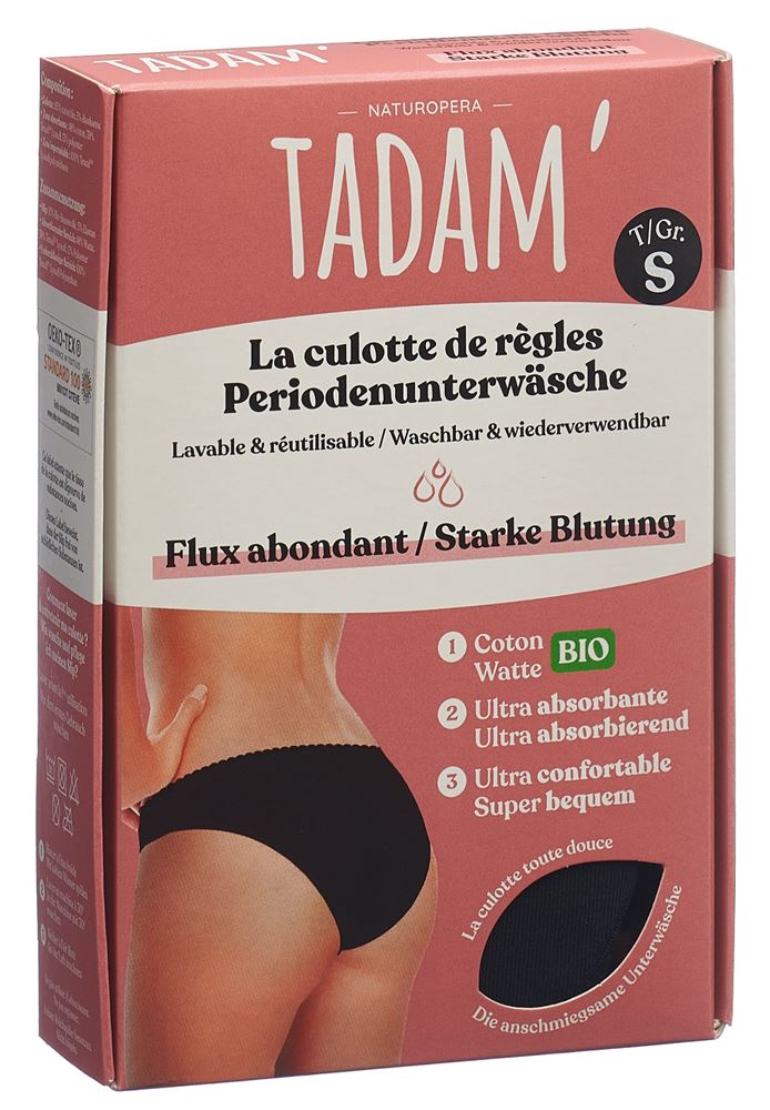 TADAM culotte de règles flux abondant