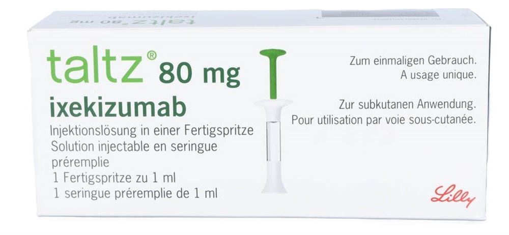 TALTZ Inj Lös 80 mg/ml Fertigspritze (citratfrei) Fertspr 1 ml, Hauptbild