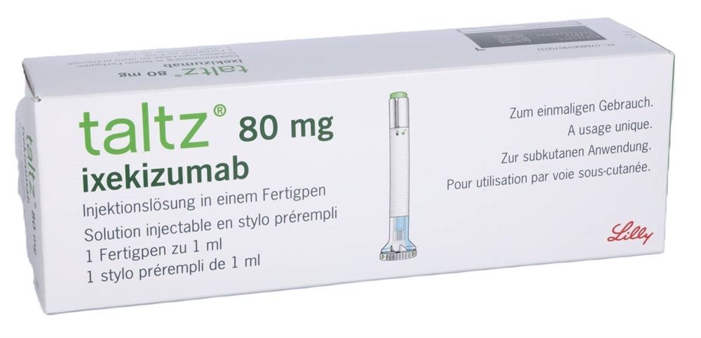 TALTZ sol inj 80 mg/ml stylo prérempli (sans citrate) stylo pré 1 ml, image principale