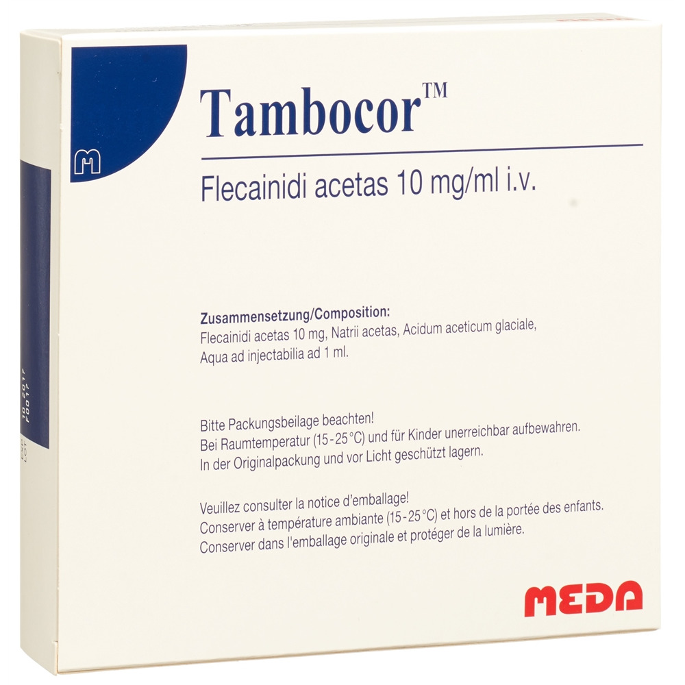TAMBOCOR sol inj 150 mg/15ml amp 15 ml, image 2 sur 2