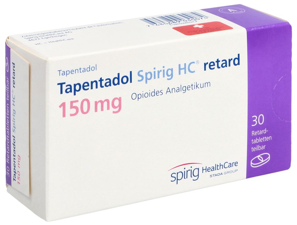 TAPENTADOL Spirig HC retard 150 mg, Hauptbild