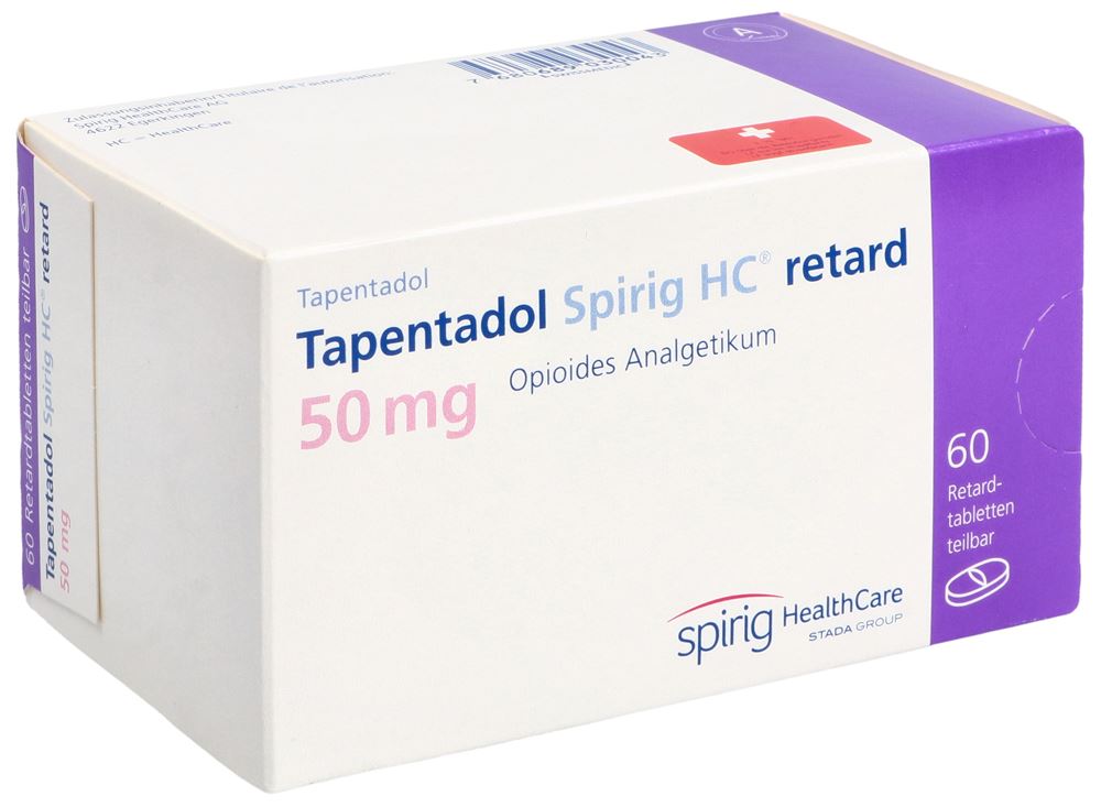 TAPENTADOL Spirig HC retard 50 mg, Hauptbild
