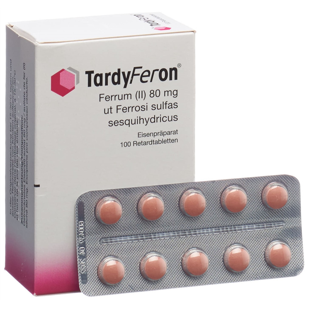 TARDYFERON cpr ret 80 mg blist 100 pce