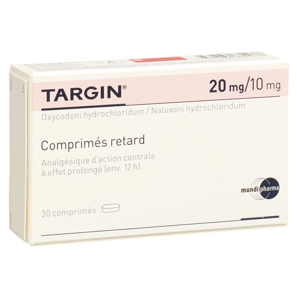 TARGIN cpr ret 20 mg/10 mg blist 30 pce, image 2 sur 2