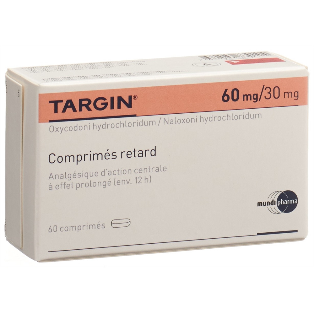 TARGIN cpr ret 60 mg/30 mg blist 60 pce, image 2 sur 2