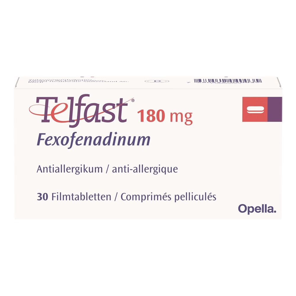 Telfast cpr pell 180 mg blist 30 pce