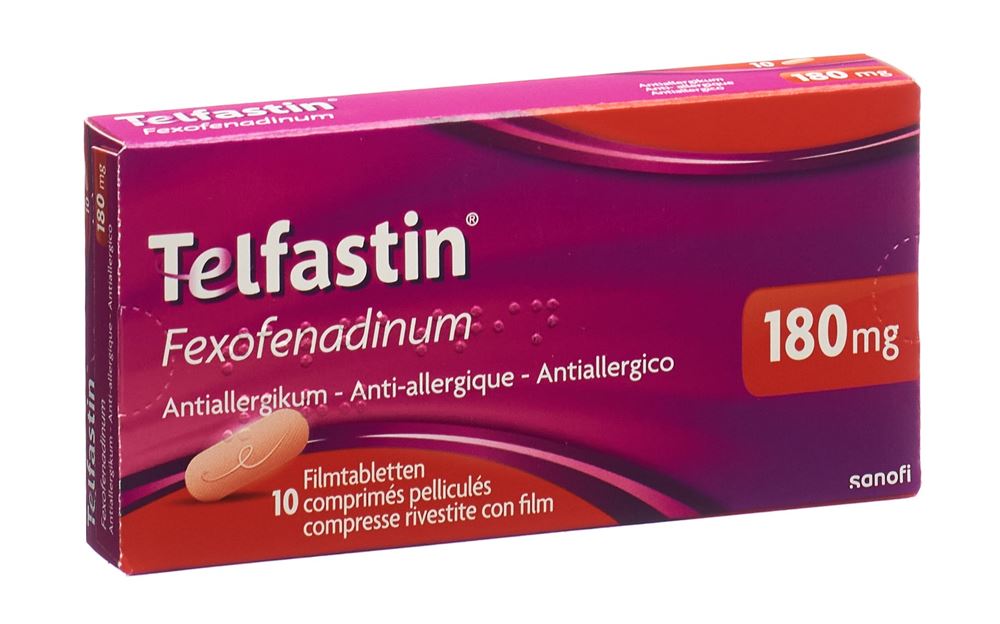 TELFASTIN cpr pell 180 mg blist 10 pce