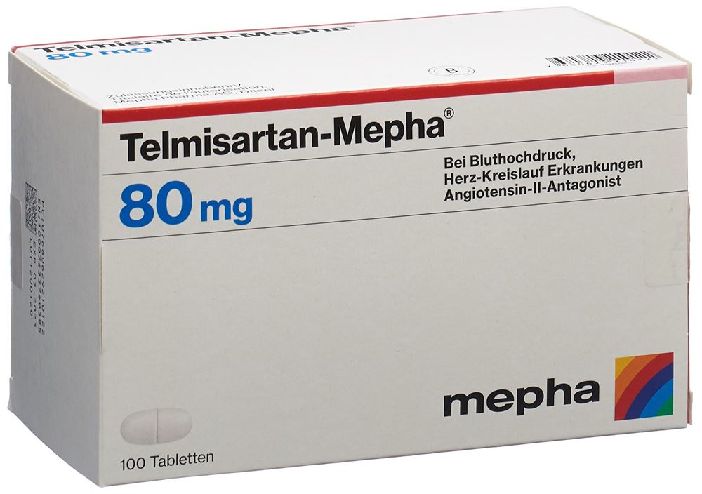 TELMISARTAN Mepha 80 mg, image principale