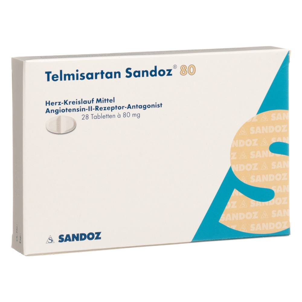 TELMISARTAN Sandoz 80 mg, image principale