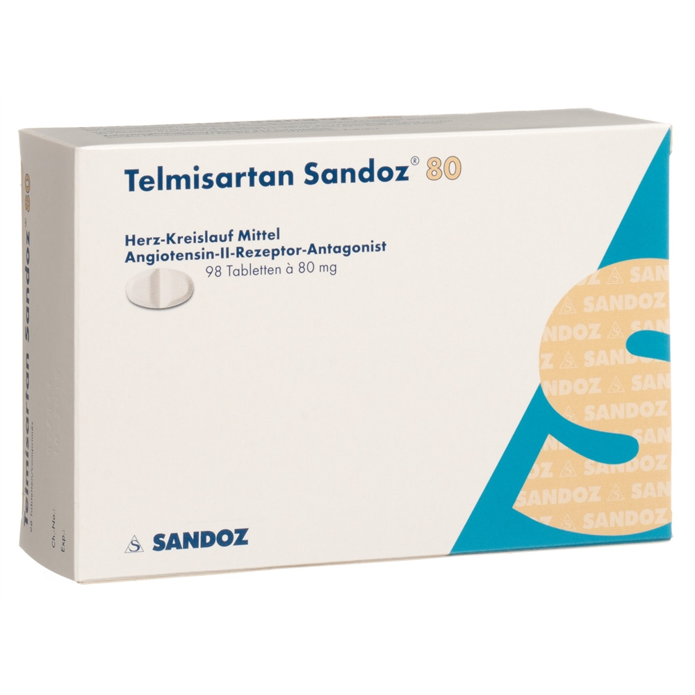 TELMISARTAN Sandoz 80 mg, image principale