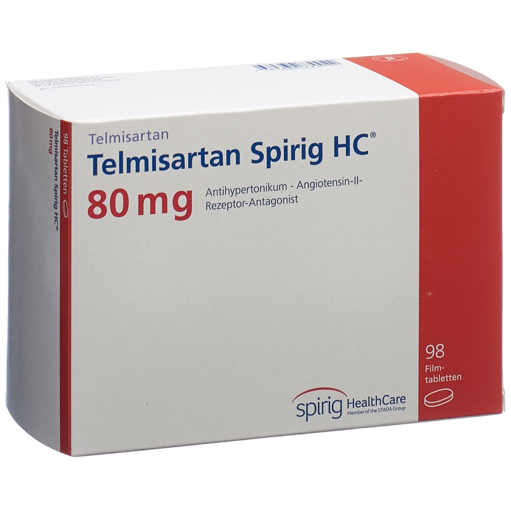 TELMISARTAN Spirig HC 80 mg, Hauptbild