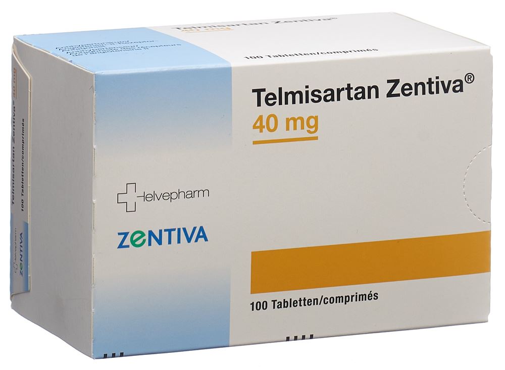 TELMISARTAN Zentiva 40 mg, Hauptbild