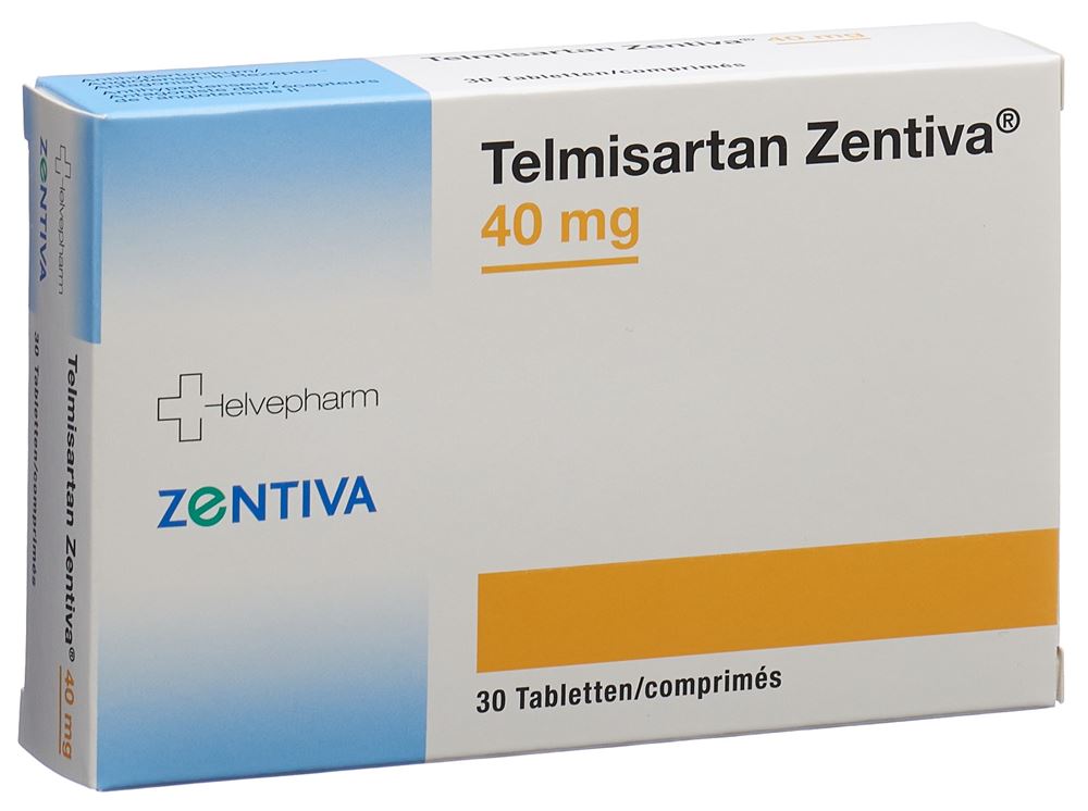 TELMISARTAN Zentiva 40 mg, Hauptbild