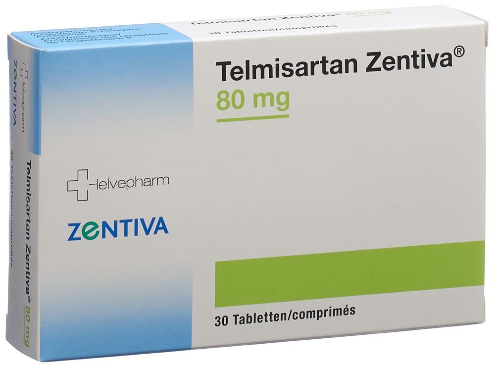 TELMISARTAN Zentiva 80 mg, Hauptbild
