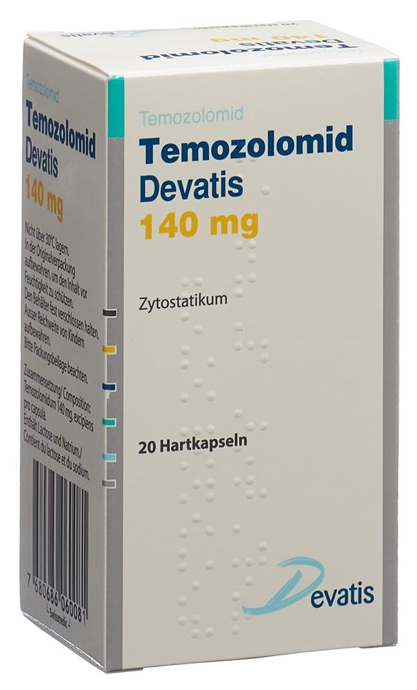 TEMOZOLOMIDE Devatis 140 mg, Hauptbild