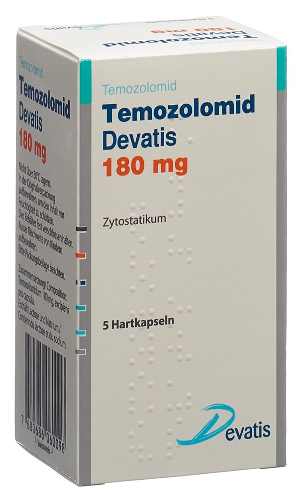 TEMOZOLOMIDE Devatis 180 mg, Hauptbild
