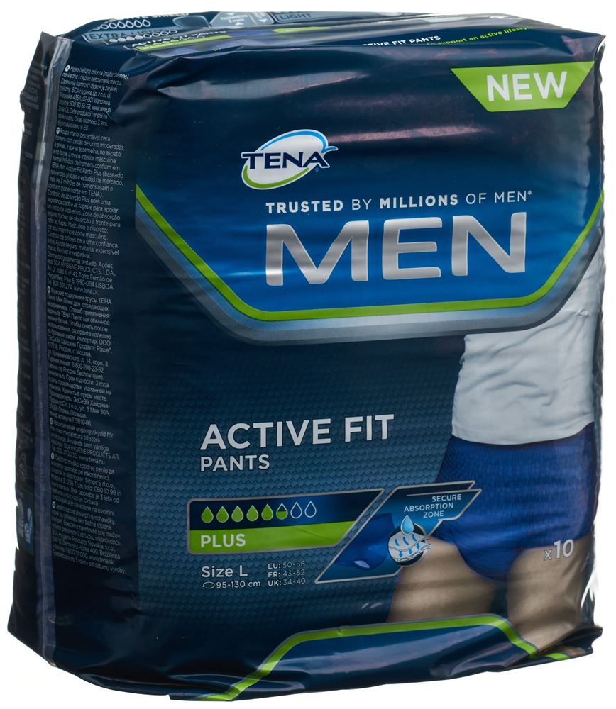 TENA Men Active Fit Pants Plus