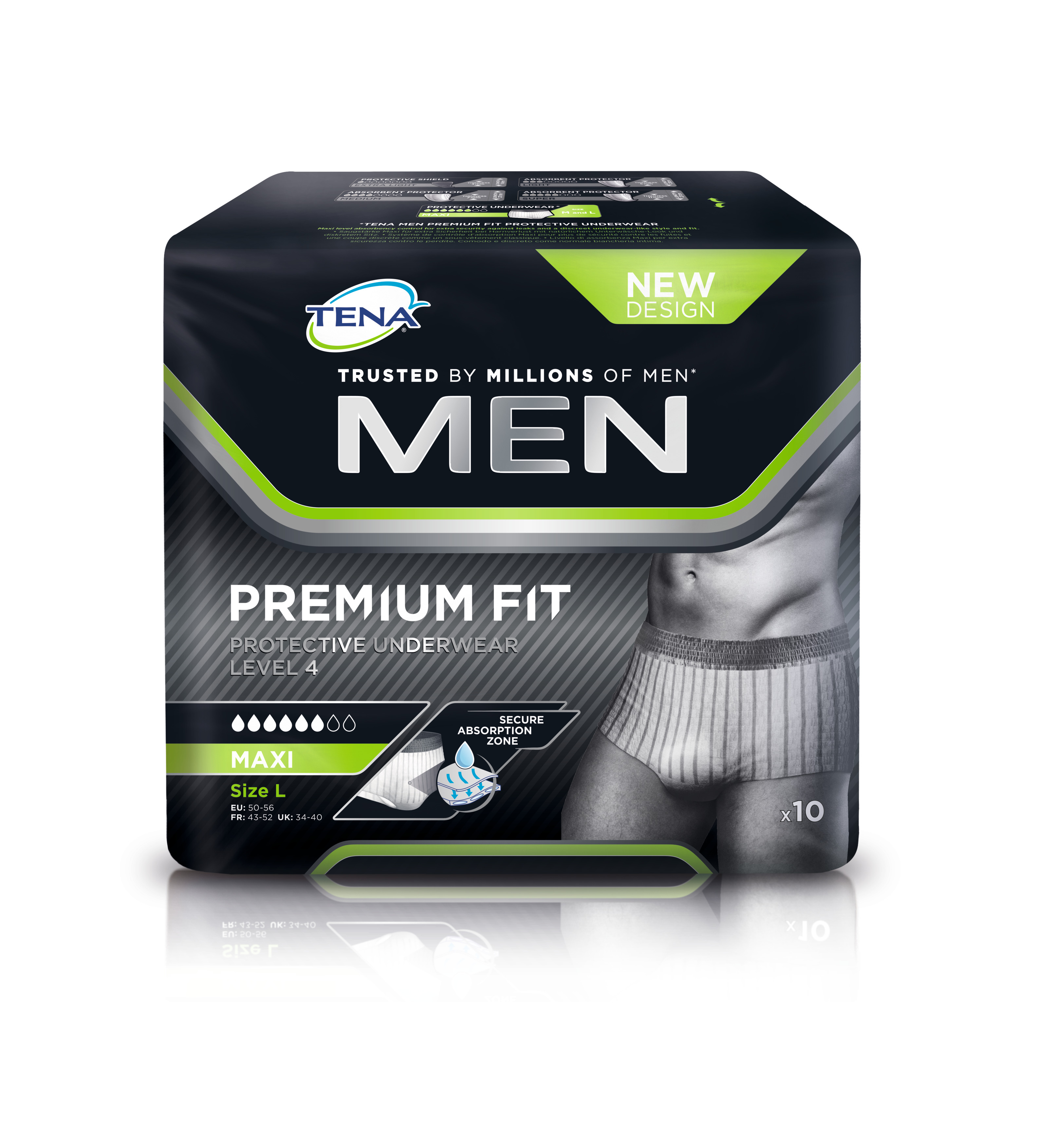 TENA Men Premium Fit Protective Underwear, image principale