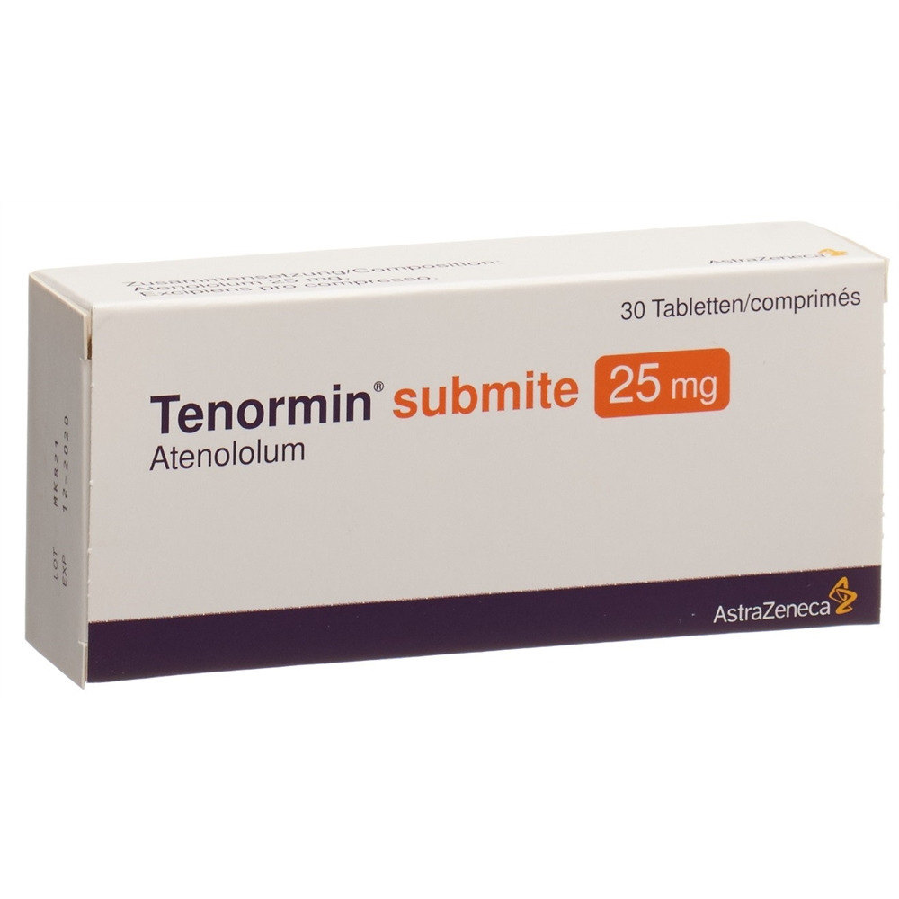 TENORMIN submite 25 mg, image principale