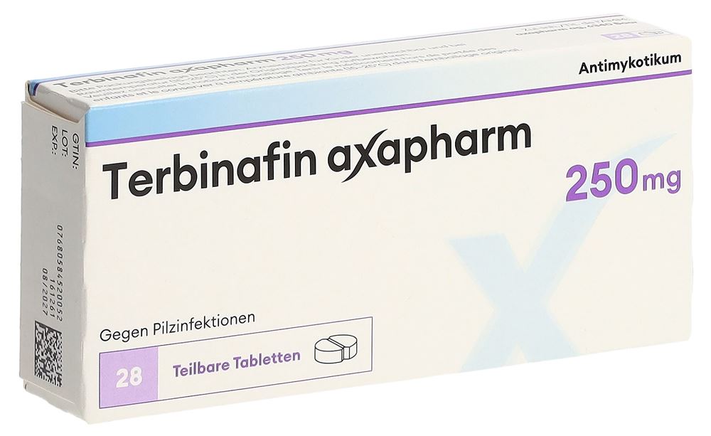 Terbinafin Axapharm Axapharm 250 mg, Hauptbild
