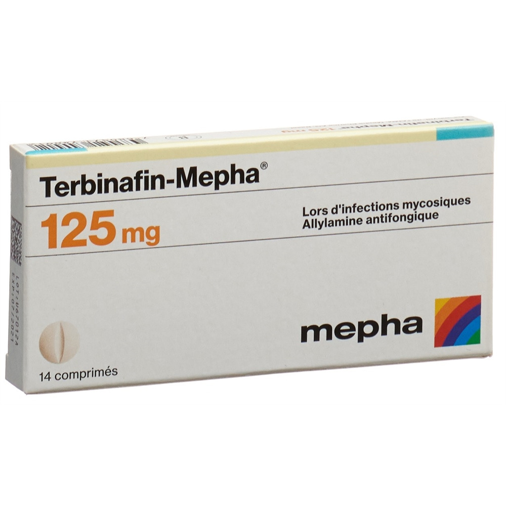 TERBINAFINE Mepha 125 mg, image 2 sur 2