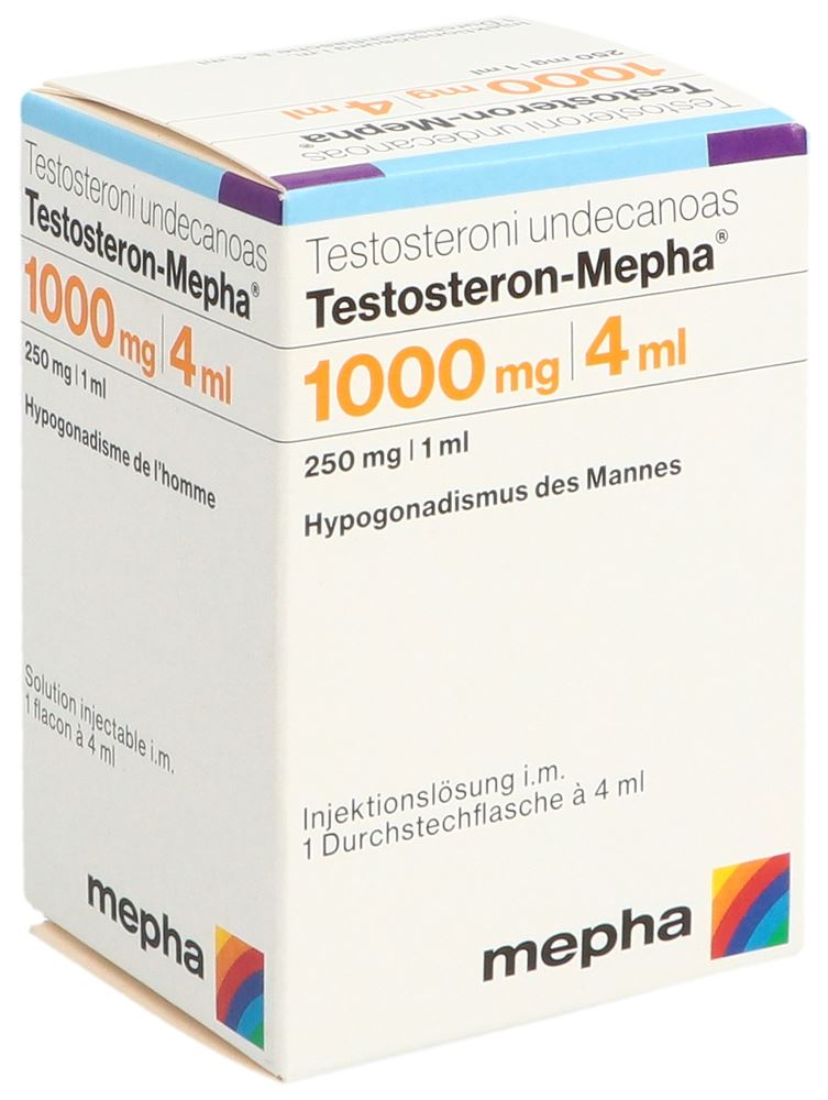 TESTOSTERON Mepha 1000 mg/4ml, Hauptbild