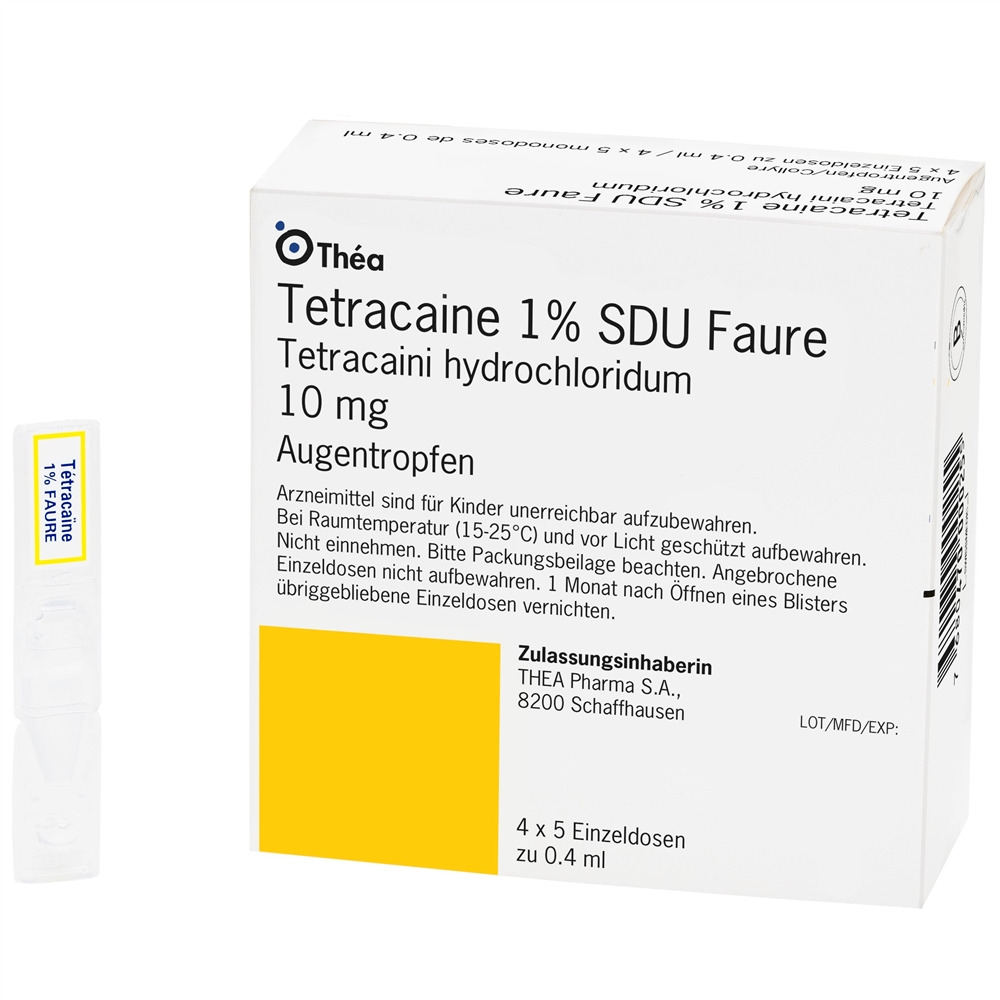 TETRACAINE SDU Faure 1 %, Hauptbild
