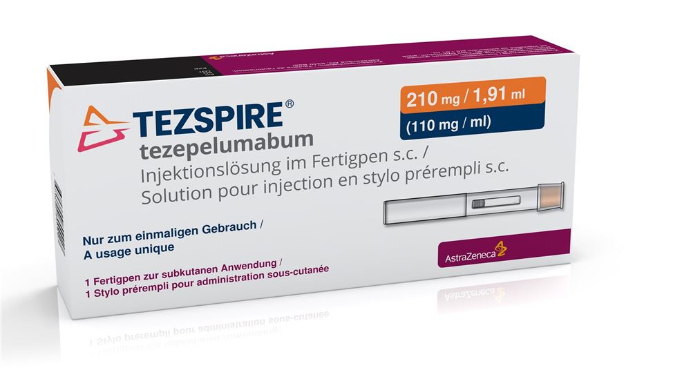 TEZSPIRE Inj Lös 210 mg/1.91ml Fertigpen Fertpen 1.91 ml, Hauptbild