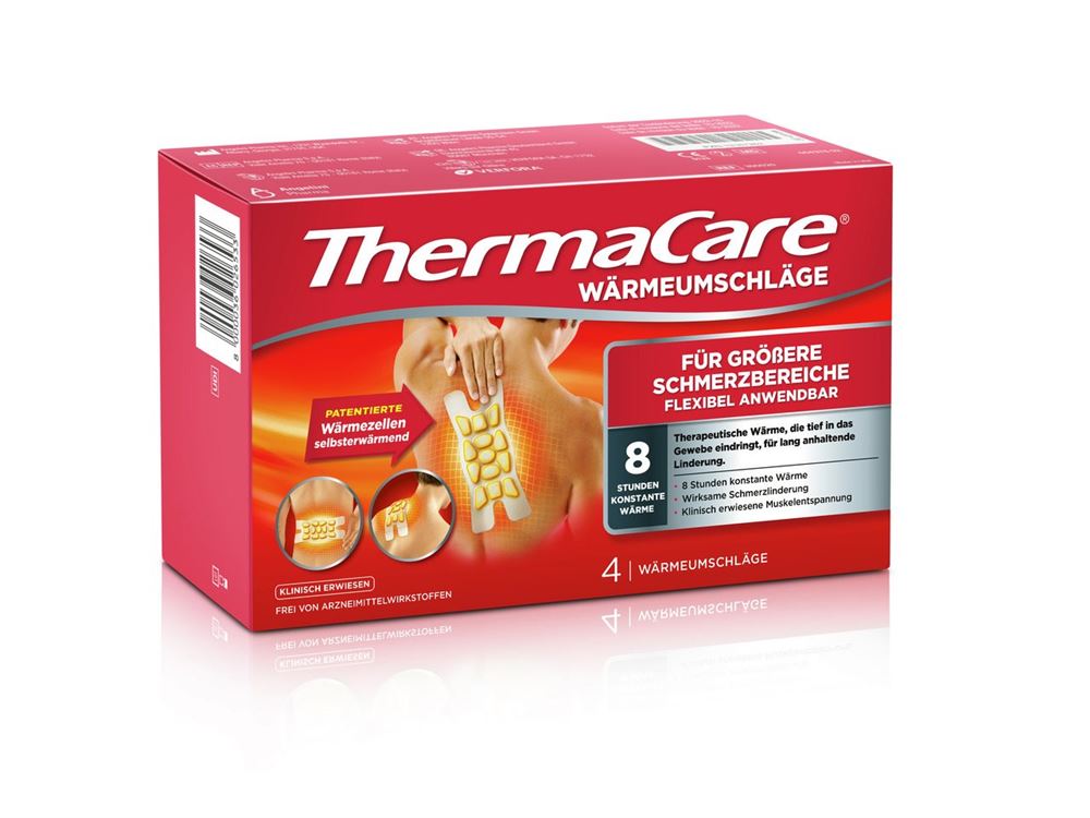 THERMACARE grands secteurs de la douleur patch