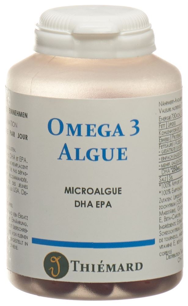 Thiémard Omega 3 algue DHA EPA 500 mg, image principale