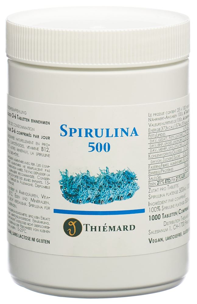 Thiémard Spiruline 500 mg