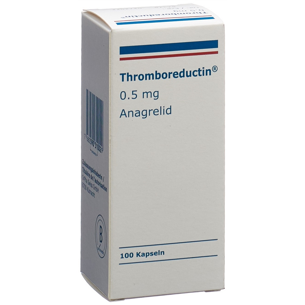 THROMBOREDUCTIN caps 0.5 mg bte 100 pce, image principale