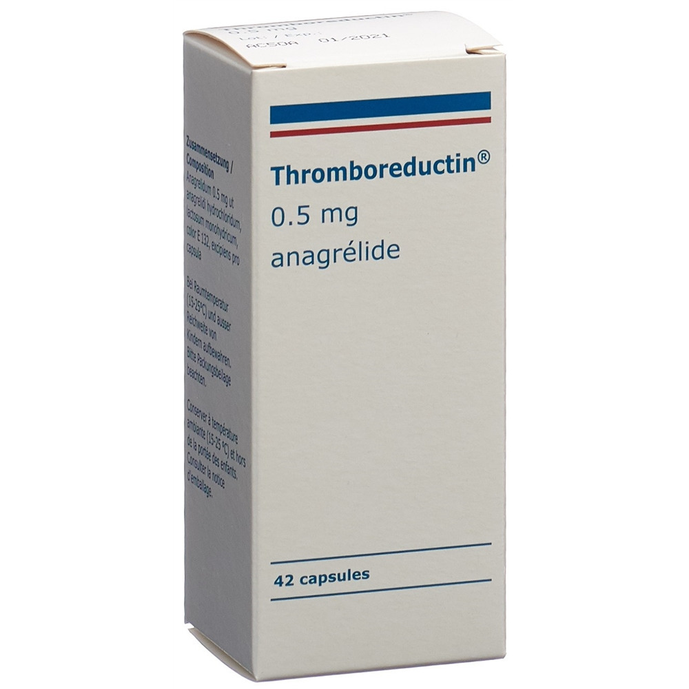 THROMBOREDUCTIN Kaps 0.5 mg Ds 42 Stk, Bild 2 von 2