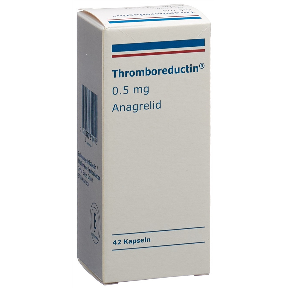 THROMBOREDUCTIN Kaps 0.5 mg Ds 42 Stk, Hauptbild