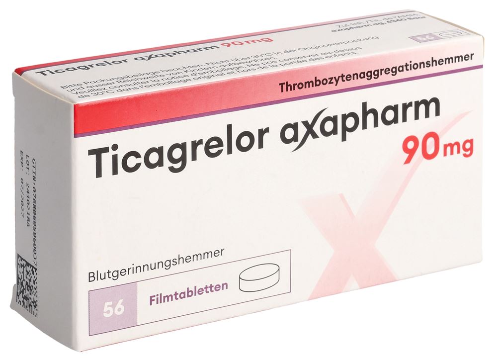 TICAGRELOR axapharm 90 mg, image principale