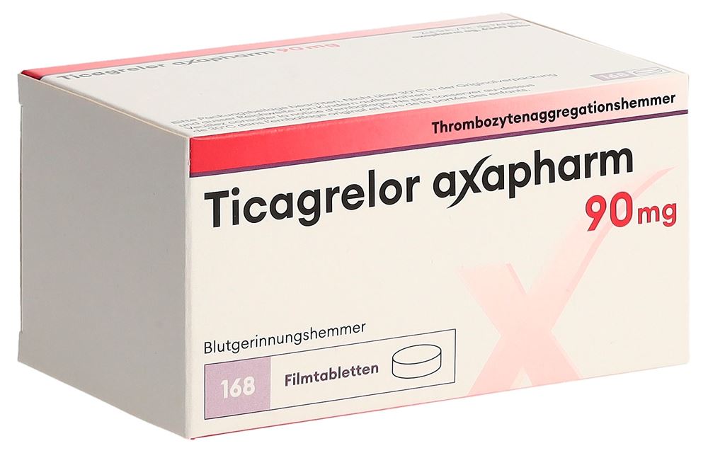 TICAGRELOR axapharm 90 mg