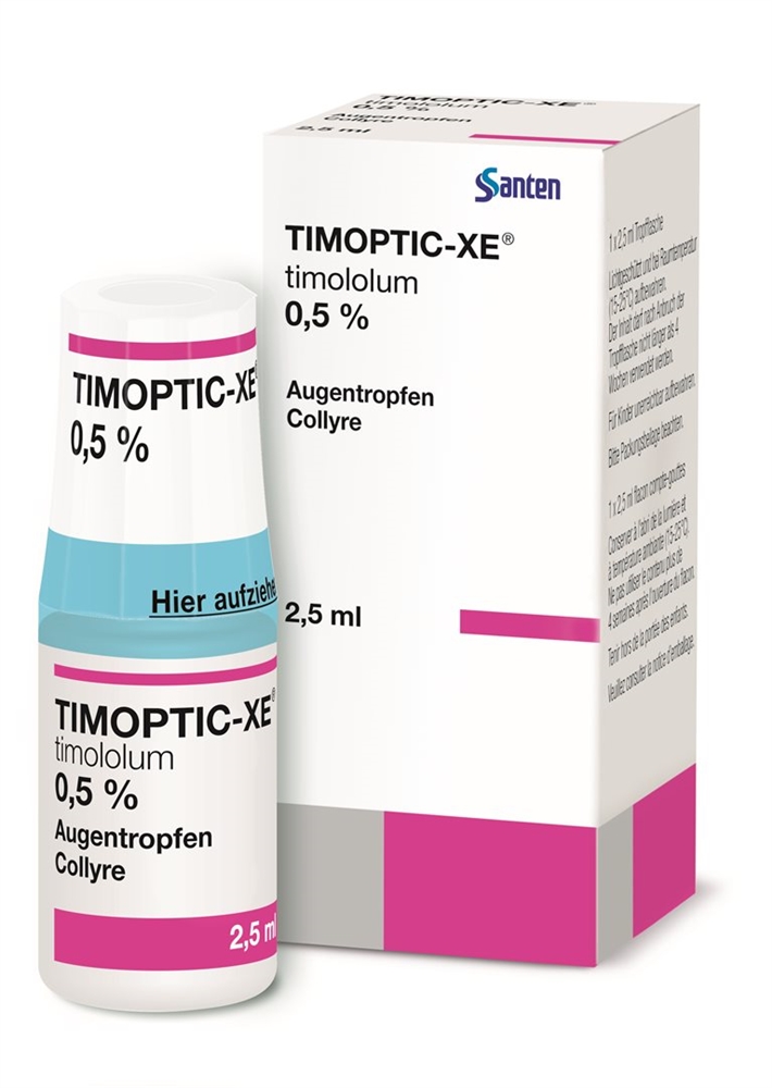 TIMOPTIC Gtt Opht 0.5 % Fl 2.5 ml, Bild 2 von 2