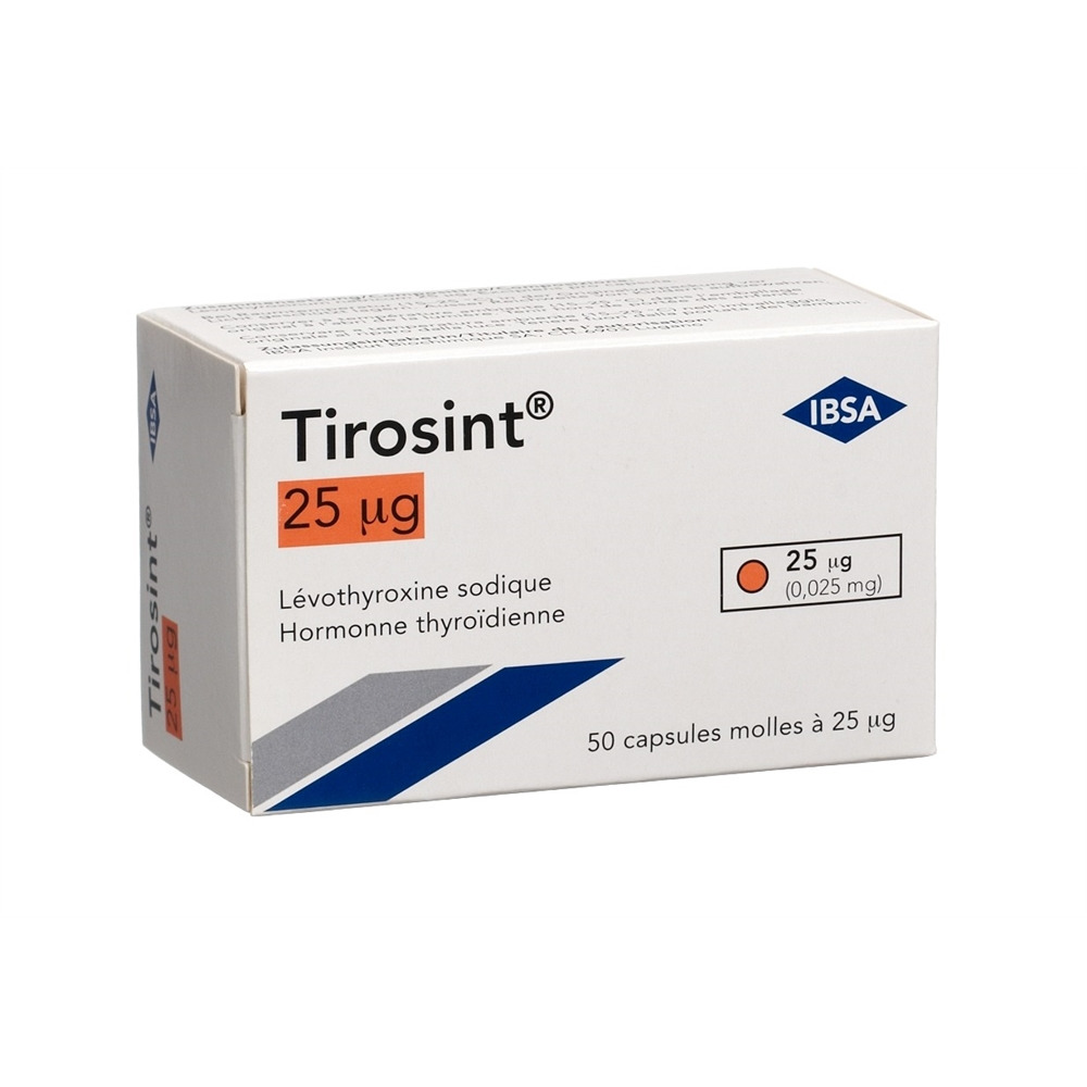 TIROSINT caps moll 25 mcg blist 50 pce, image 2 sur 2