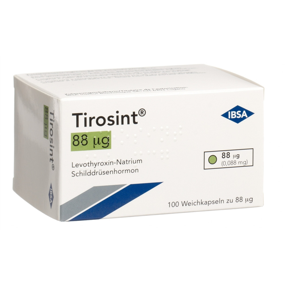 TIROSINT caps moll 88 mcg blist 100 pce