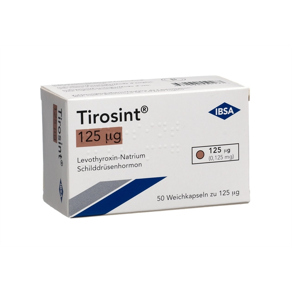 TIROSINT Weichkaps 125 mcg Blist 50 Stk, Hauptbild