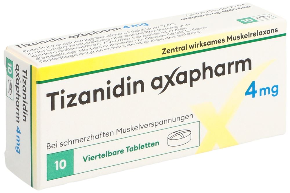 TIZANIDIN axapharm 4 mg, Hauptbild
