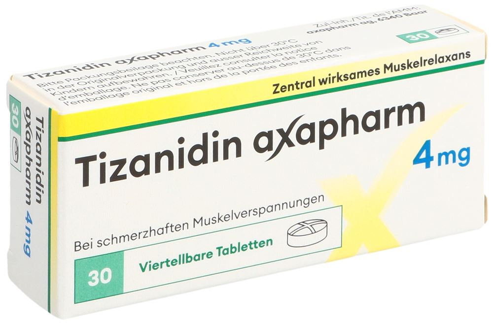 TIZANIDIN axapharm 4 mg, Hauptbild