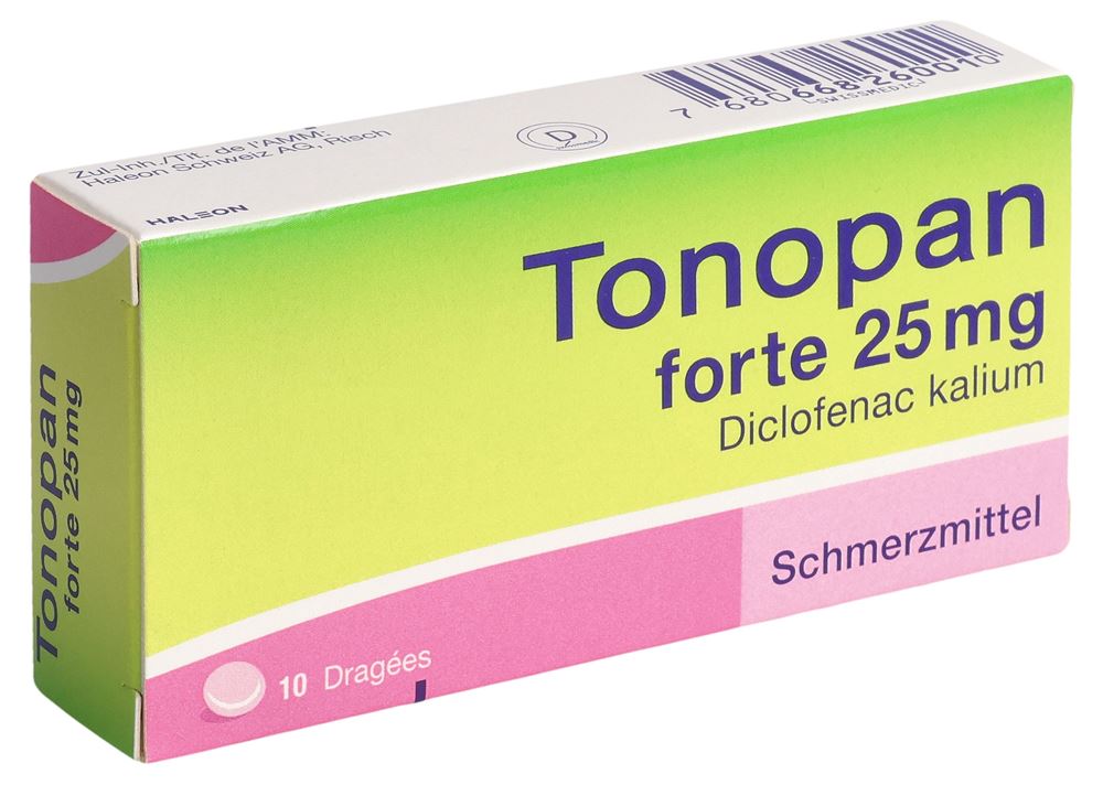 TONOPAN forte 25 mg, Hauptbild