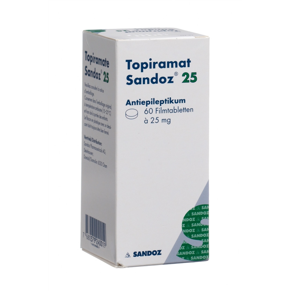 TOPIRAMATE Sandoz 25 mg, Hauptbild