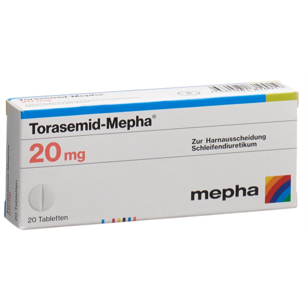 TORASEMIDE Mepha 20 mg, image principale