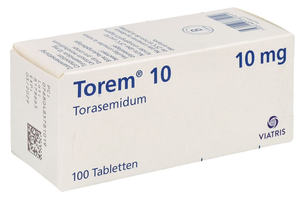 TOREM Tabl 10 mg Blist 100 Stk, Hauptbild