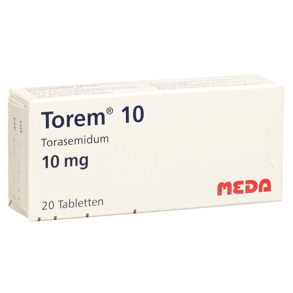 TOREM Tabl 10 mg Blist 20 Stk, Hauptbild